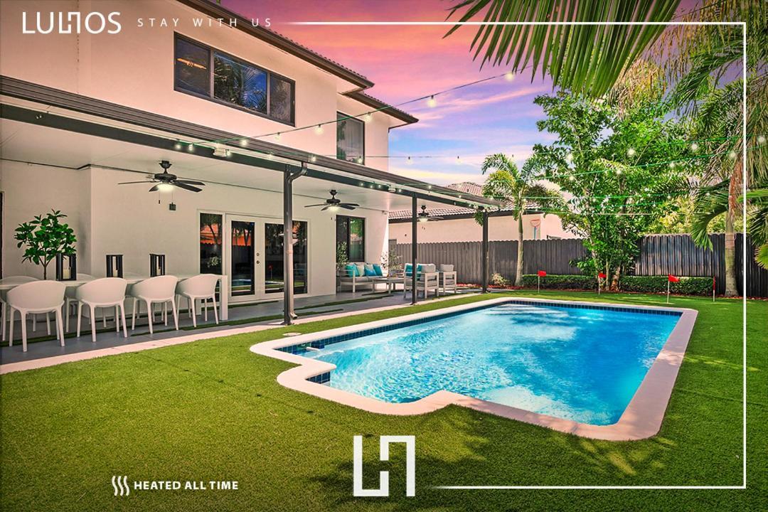 מיאמי Luxury Beach Oasis - Heated Pool, Game Extravaganza L44 מראה חיצוני תמונה